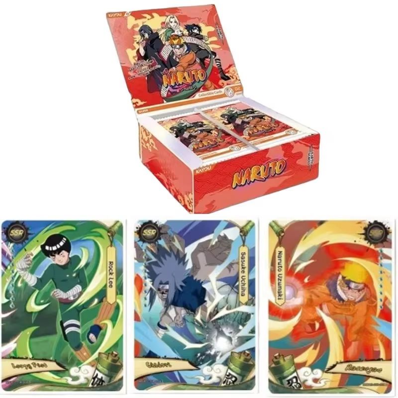 Board Game Naruto - การ์ดแท้ KAYOU ภาษาอังกฤษ การ์ดนารูโตะ การ์ดสะสมอนิเมะนารูโตะ กล่องการ์ด
