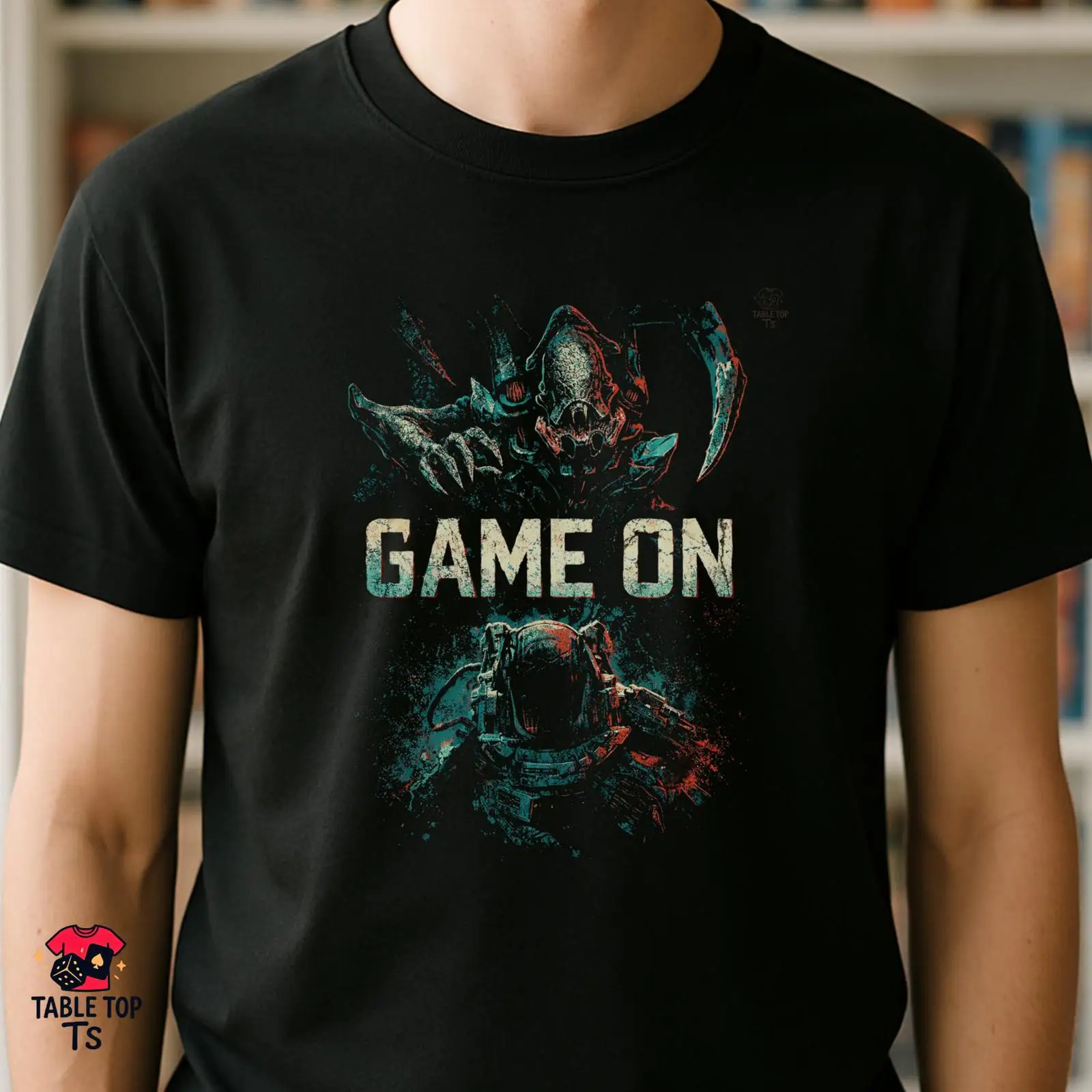 Board Game Nemesis - เสื้อยืด GAME ON แรงบันดาลใจจากเกม Nemesis สไตล์เรโทร
