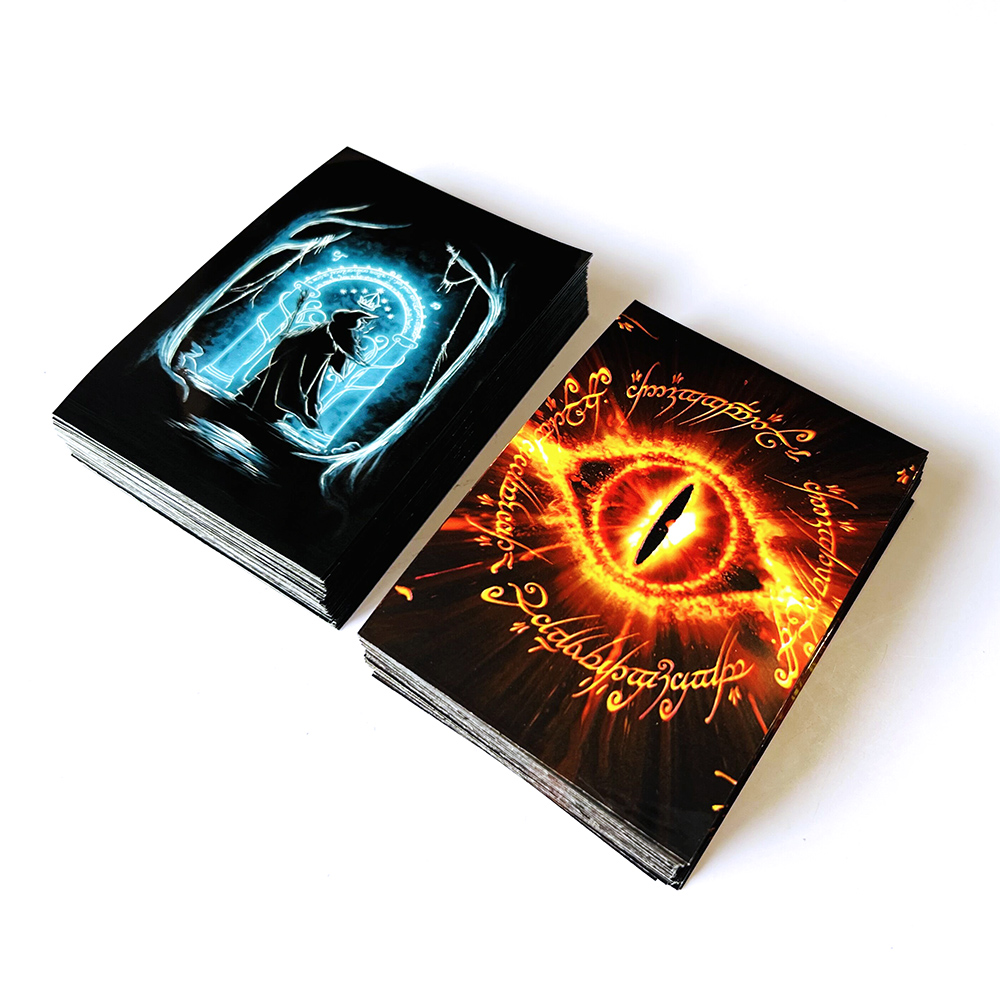 Cooperative Card Game - กระเป๋าใส่บัตรซองใส่การ์ดแอนิเมชั่นขนาดมาตรฐาน60ชิ้นซองใส่การ์ด MTG สำหรับธุรกิจ TCG ที่ครอบป้องกันสีเมจิก66x91mm PKM
