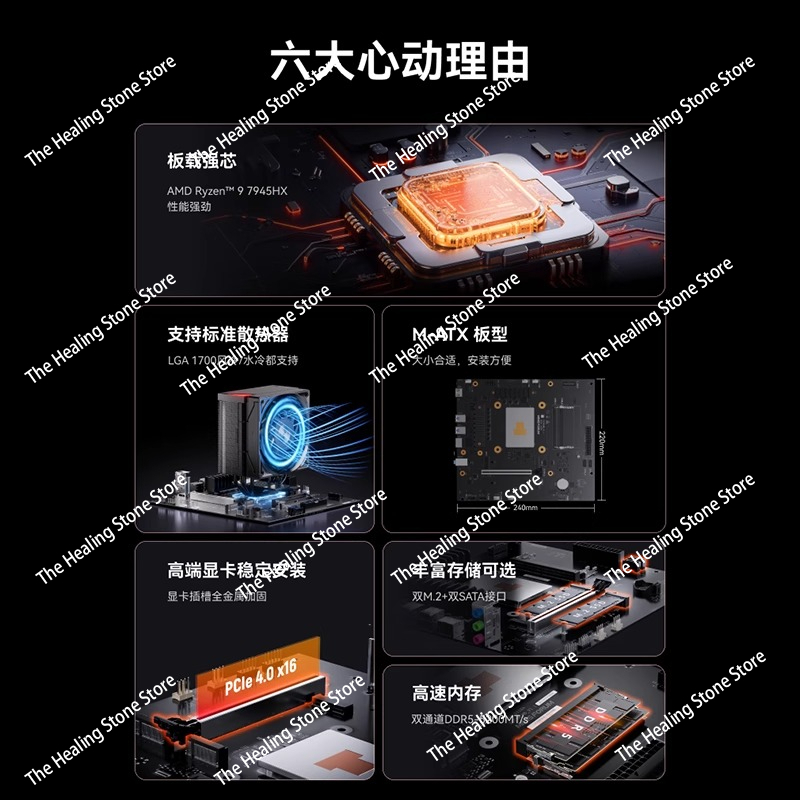 Board Game Live - (MINISFORUM) BD795M คอมพิวเตอร์ออนบอร์ด Ryzen r9-7945HX ITX