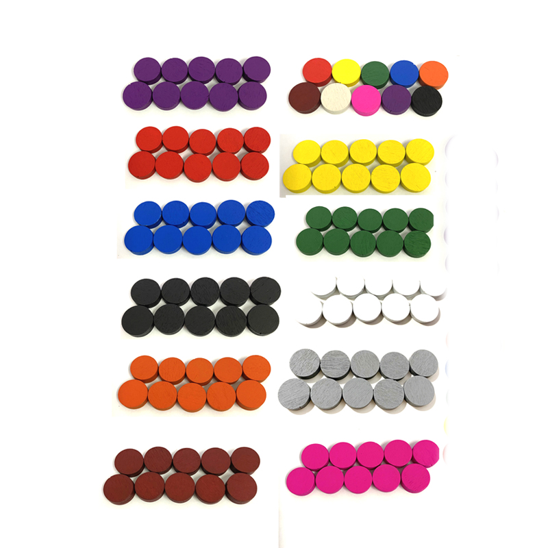 Board Game Sequence - เกม token 100 PCS เกมไม้ชิ้น Pawn/หมากรุก