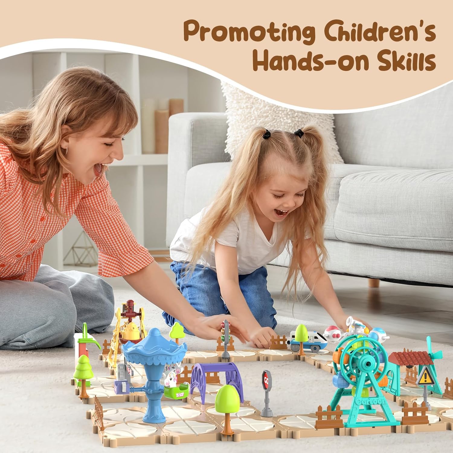 ชุดรถรางปริศนา DIY ประกอบเอง ฉ - Board Game Education บทวิจารณ์และราคา