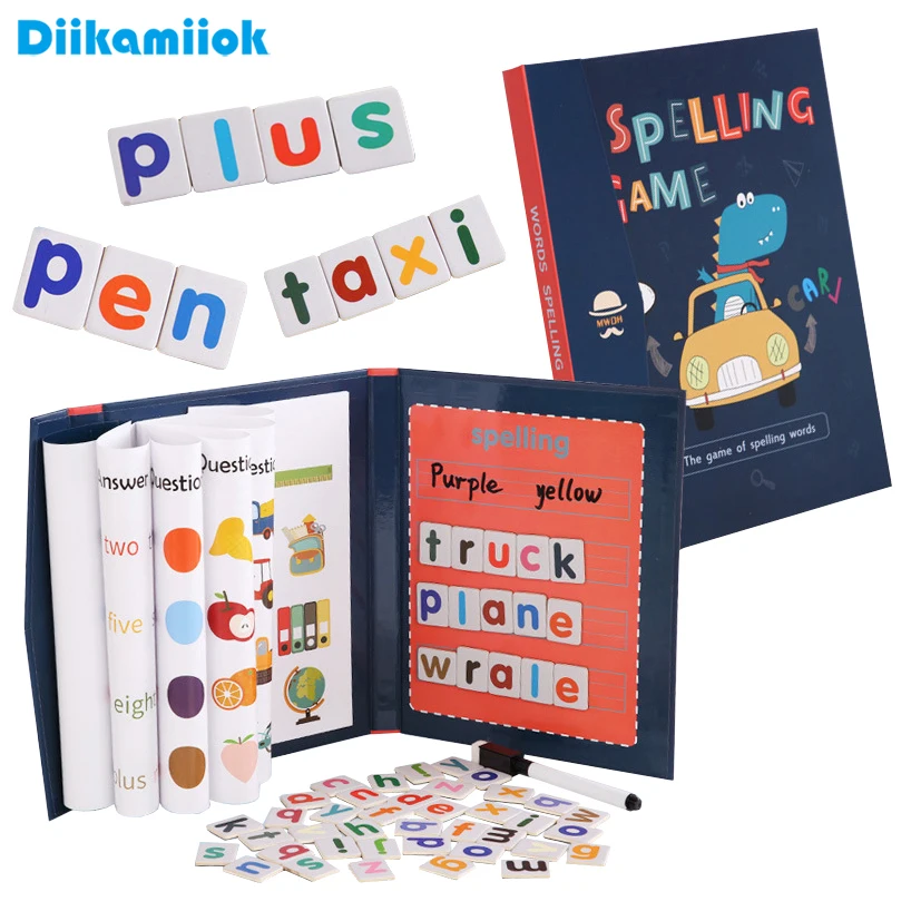 ตัวต่อแม่เหล็กอักษรภาษาอังกฤษ  - Board Game English For Kids บทวิจารณ์และราคา