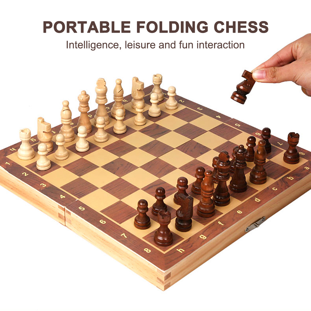 กระดานหมากรุกขนาดใหญ่ ชุดหมากร - Chess Set Wooden บทวิจารณ์และราคา
