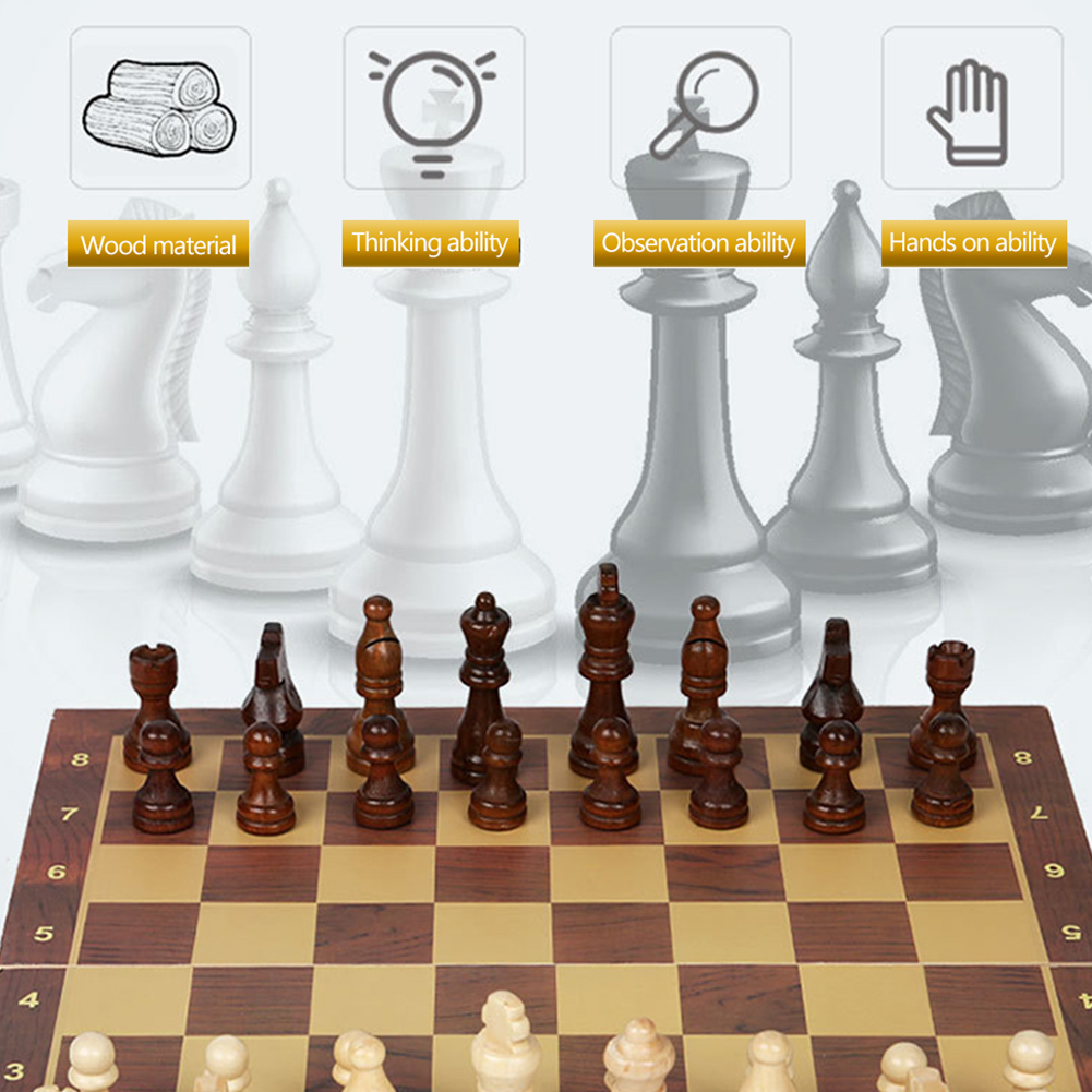 กระดานหมากรุกขนาดใหญ่ ชุดหมากร - Chess Set Wooden บทวิจารณ์และราคา