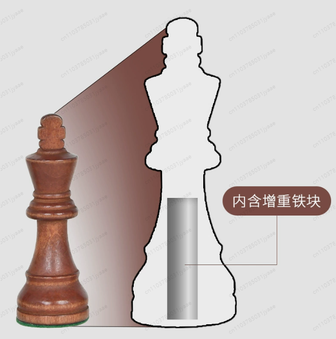 ชุดหมากรุกไม้แบบถ่วงน้ำหนักขนา - Chess Set Wooden บทวิจารณ์และราคา