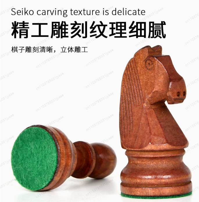ชุดหมากรุกไม้แบบถ่วงน้ำหนักขนา - Chess Set Wooden บทวิจารณ์และราคา