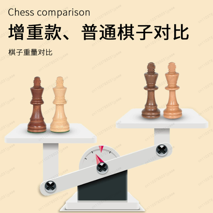 ชุดหมากรุกไม้แบบถ่วงน้ำหนักขนา - Chess Set Wooden บทวิจารณ์และราคา