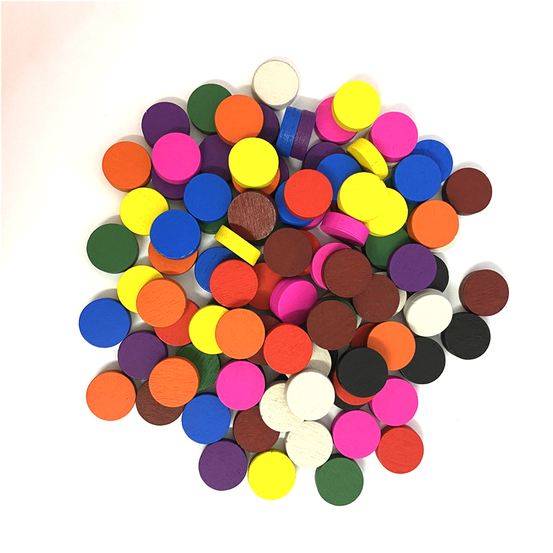 50 ชิ้น 15*5 มม.11 สีไม้ Disk  - Board Game Sequence บทวิจารณ์และราคา