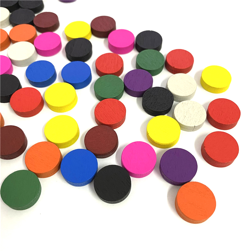 50 ชิ้น 15*5 มม.11 สีไม้ Disk  - Board Game Sequence บทวิจารณ์และราคา