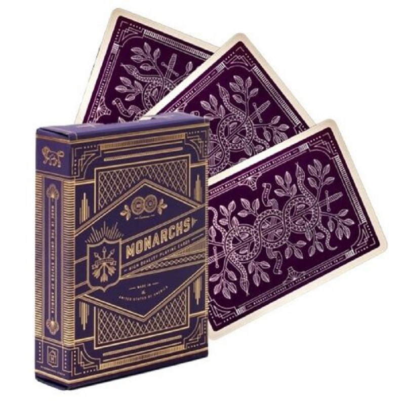 สีม่วง Monarch เล่นไพ่โดย Theo - Board Game Viral บทวิจารณ์และราคา