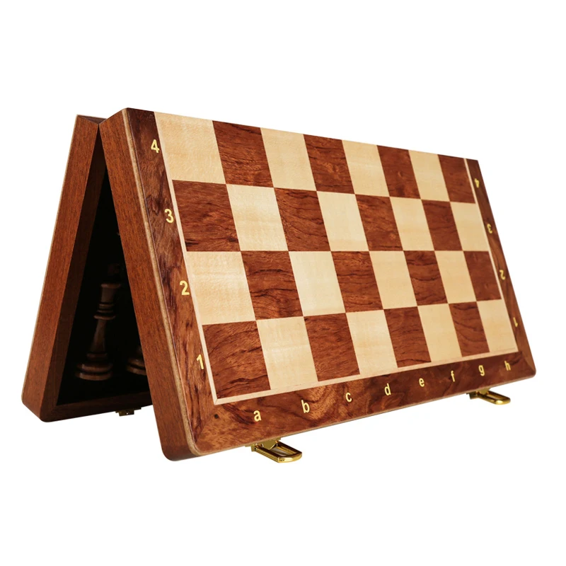 ไม้เกรด Top พับขนาดใหญ่แบบดั้ง - Chess Set Wooden บทวิจารณ์และราคา