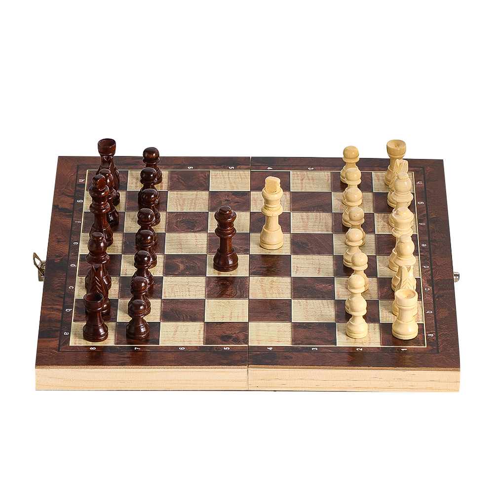 ชุดเกมหมากรุก 3-in-1 ไม้ ประกอ - Chess Set Wooden บทวิจารณ์และราคา