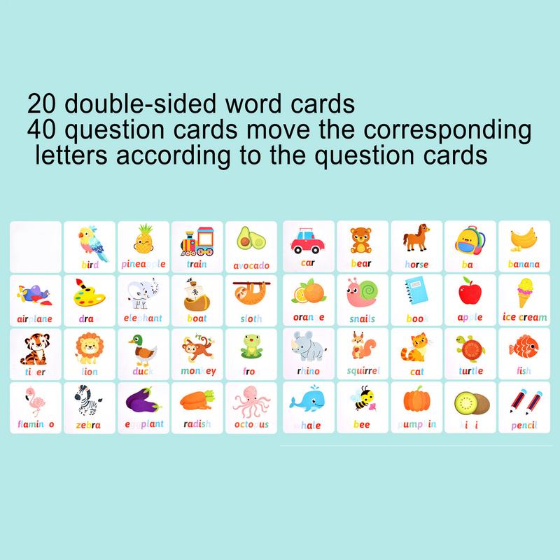 เกมจับคู่ตัวอักษรเด็กเกมสะกดตั - Board Game Education บทวิจารณ์และราคา