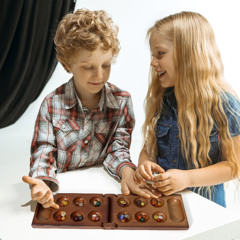 ชุดเกมหมากรุกแมนคาลาแบบโบราณจา - Chess Set Wooden บทวิจารณ์และราคา