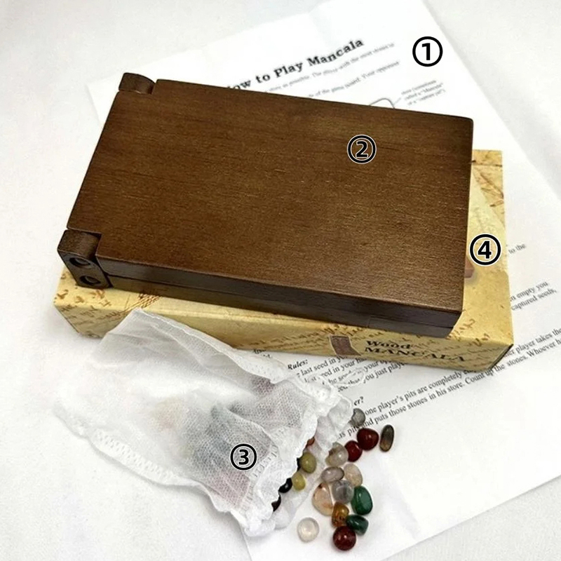 ชุดเกมหมากรุกแมนคาลาแบบโบราณจา - Chess Set Wooden บทวิจารณ์และราคา