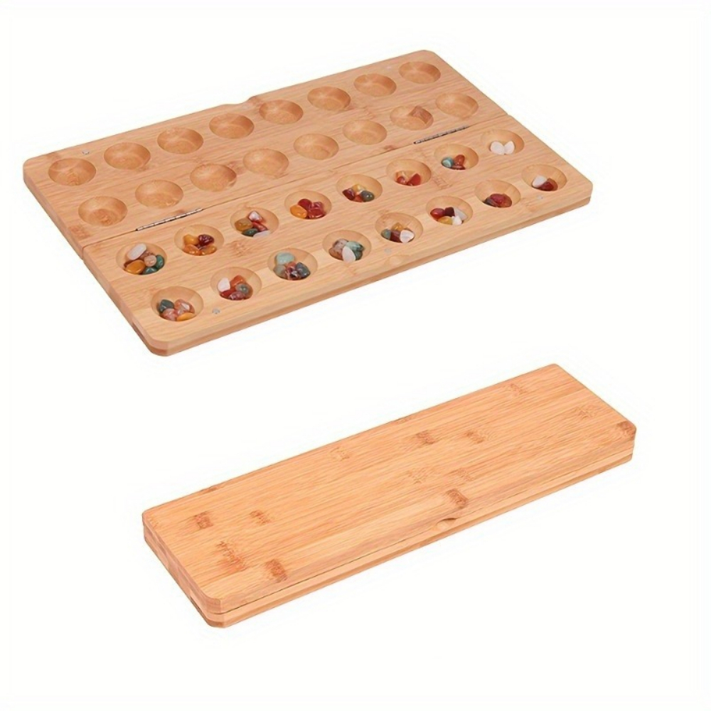 ชุดเกมกระดานมันคาลาไม้พับได้แบ - Chess Set Wooden บทวิจารณ์และราคา