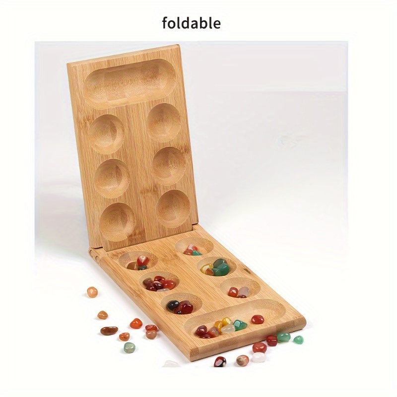 ชุดเกมกระดานมันคาลาไม้พับได้แบ - Chess Set Wooden บทวิจารณ์และราคา