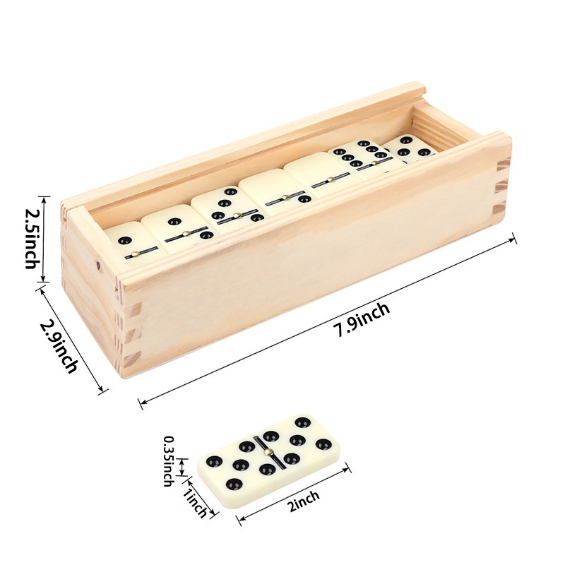 Ivory Double Six Duo Mino Domi - Chess Set Wooden บทวิจารณ์และราคา