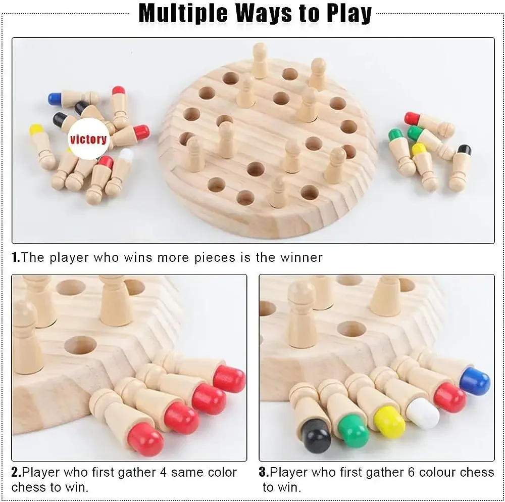 เกมจับคู่ไม้ 1 ชิ้น ของเล่นเสร - Board Game Word บทวิจารณ์และราคา