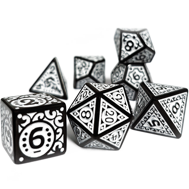 ชุดลูกเต๋าทรงหลายเหลี่ยมแกะสลั - Board Game Vintage บทวิจารณ์และราคา