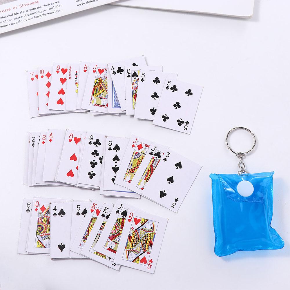 พวงกุญแจโป๊กเกอร์ไพ่จิ๋วแบบพกพ - Board Game Word บทวิจารณ์และราคา