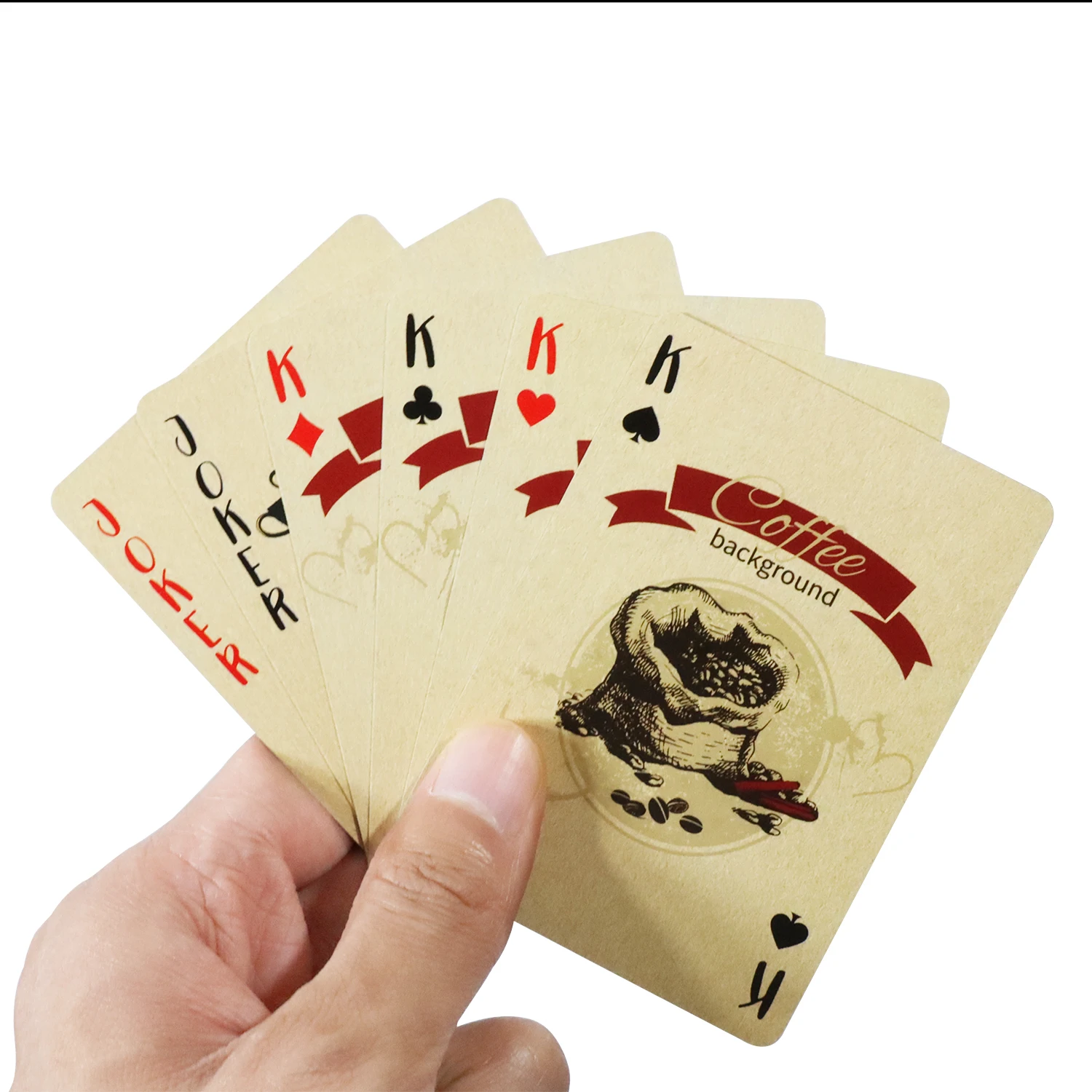 กาแฟกระดาษเล่นไพ่สไตล์วินเทจ 5 - Board Game Vintage บทวิจารณ์และราคา