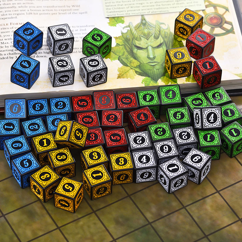 10 ชิ้น/เซ็ตชุดลูกเต๋าอะคริลิค - Board Game Viral บทวิจารณ์และราคา
