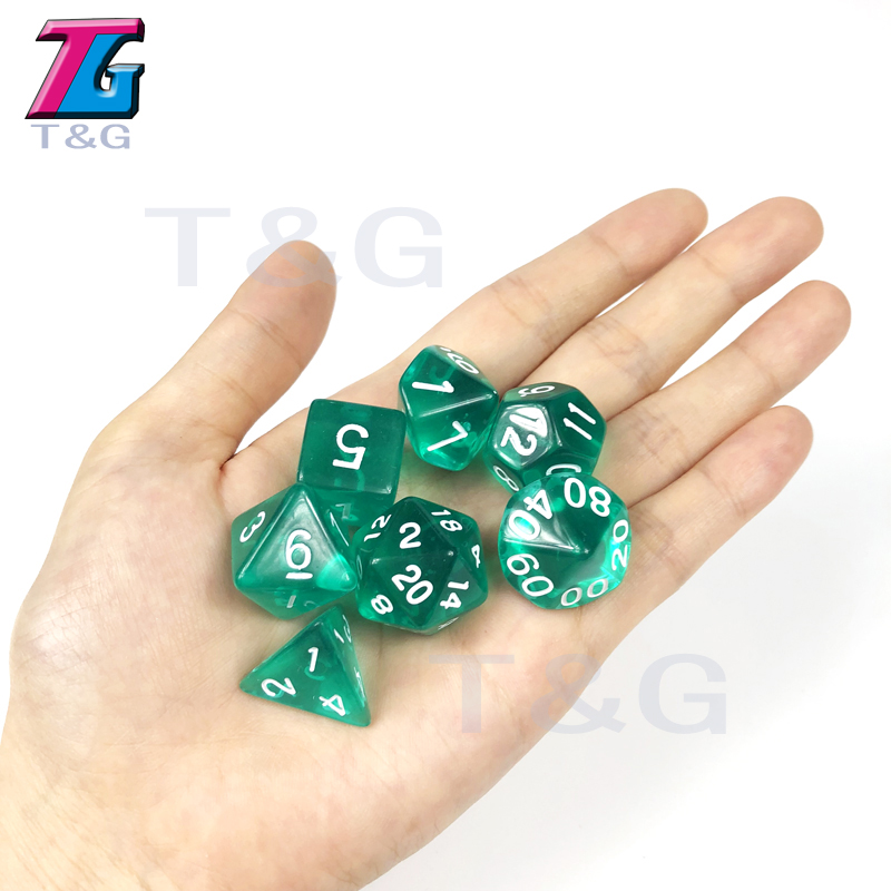 ขายส่ง7ชิ้น/ล็อตชุดลูกเต๋า Pol - Board Game Viral บทวิจารณ์และราคา