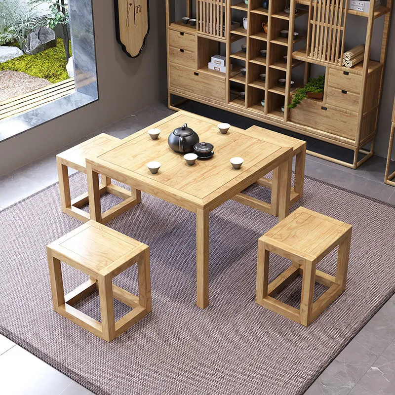 ชุดโต๊ะน้ำชาและเก้าอี้ไม้เนื้อ - Chess Set Wooden บทวิจารณ์และราคา