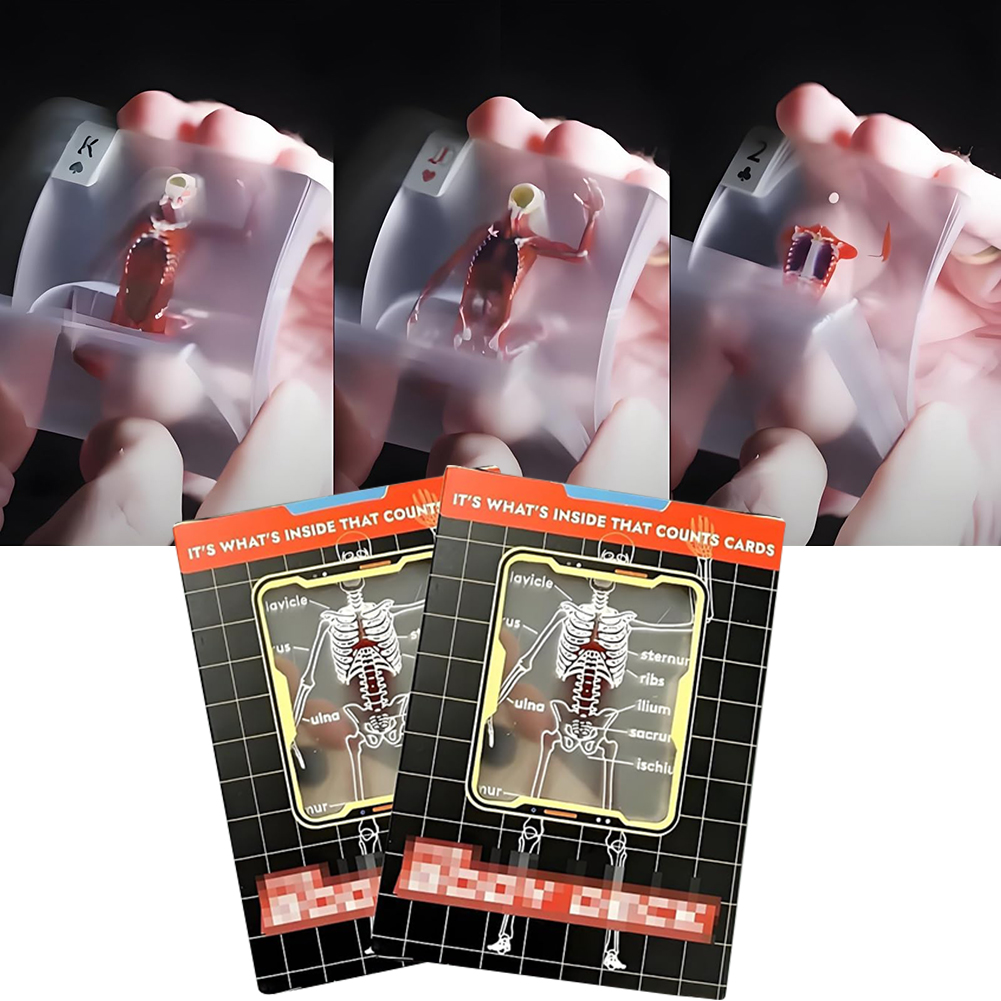 ไพ่รูปทรงร่างกายแบบใสอเนกประสง - Cooperative Card Game บทวิจารณ์และราคา