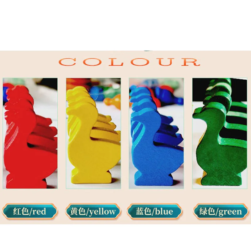 16 ชิ้น/เซ็ต Goose Shaped ไม้ห - Chess Set Wooden บทวิจารณ์และราคา