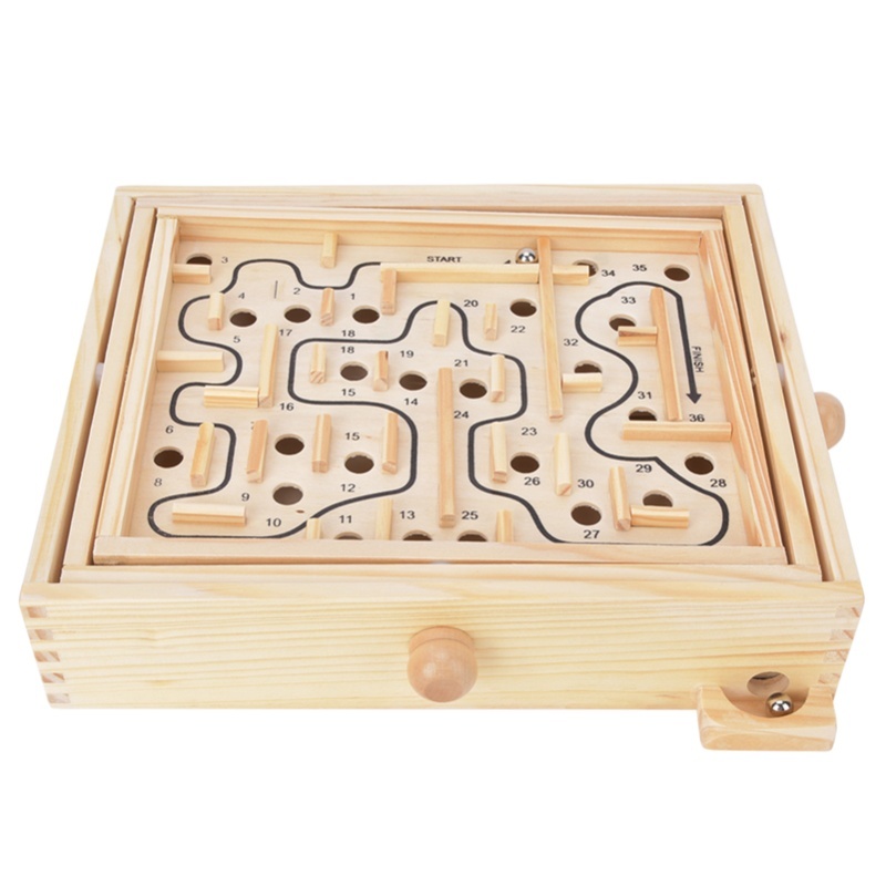 เกมกระดานฝึกสมองแบบเขาวงกตไม้ส - Board Game Education บทวิจารณ์และราคา