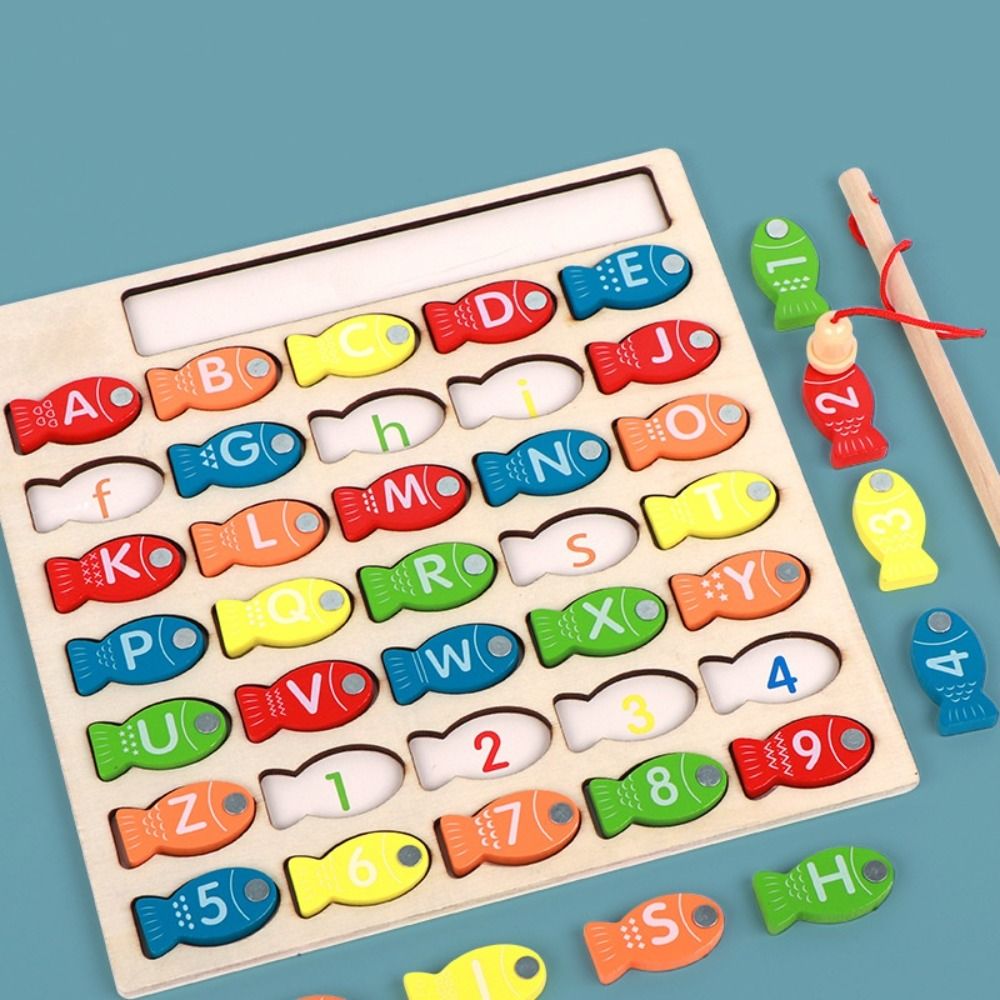 กระดานจับปลาไม้สำหรับการเรียนร - Board Game Education บทวิจารณ์และราคา